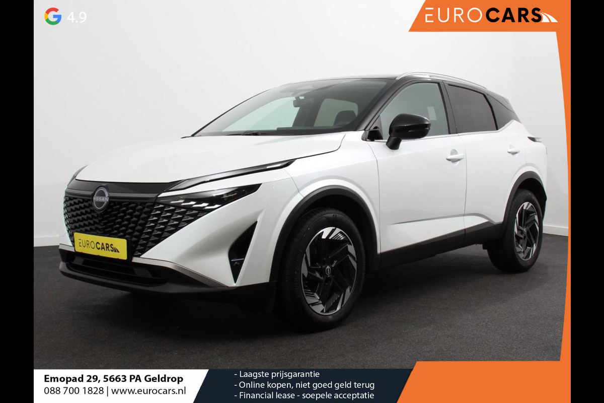 Nissan QASHQAI 1.3 MHEV Automaat N-Connecta Navigatie Climate Control Sfeerverlichting Camera 360 Led Dab Verwarmde voorstoelen Adaptive Cruise Control Digitale Cockpit Lichtmetalen Velgen