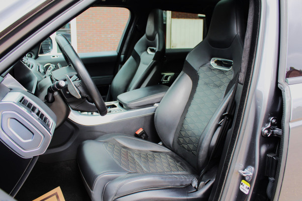 Land Rover Range Rover Sport 5.0 V8 SC SVR 576 PK ! Facelift ! Carbon ! Pano, Cruis, Airco, Stoelverw voor + achter!