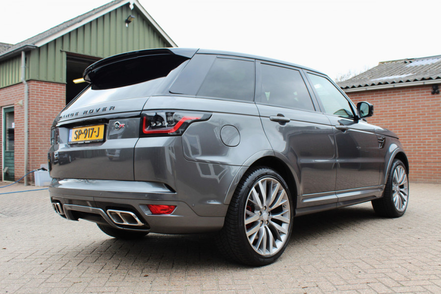 Land Rover Range Rover Sport 5.0 V8 SC SVR 576 PK ! Facelift ! Carbon ! Pano, Cruis, Airco, Stoelverw voor + achter!