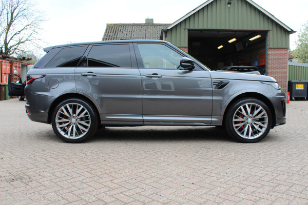 Land Rover Range Rover Sport 5.0 V8 SC SVR 576 PK ! Facelift ! Carbon ! Pano, Cruis, Airco, Stoelverw voor + achter!