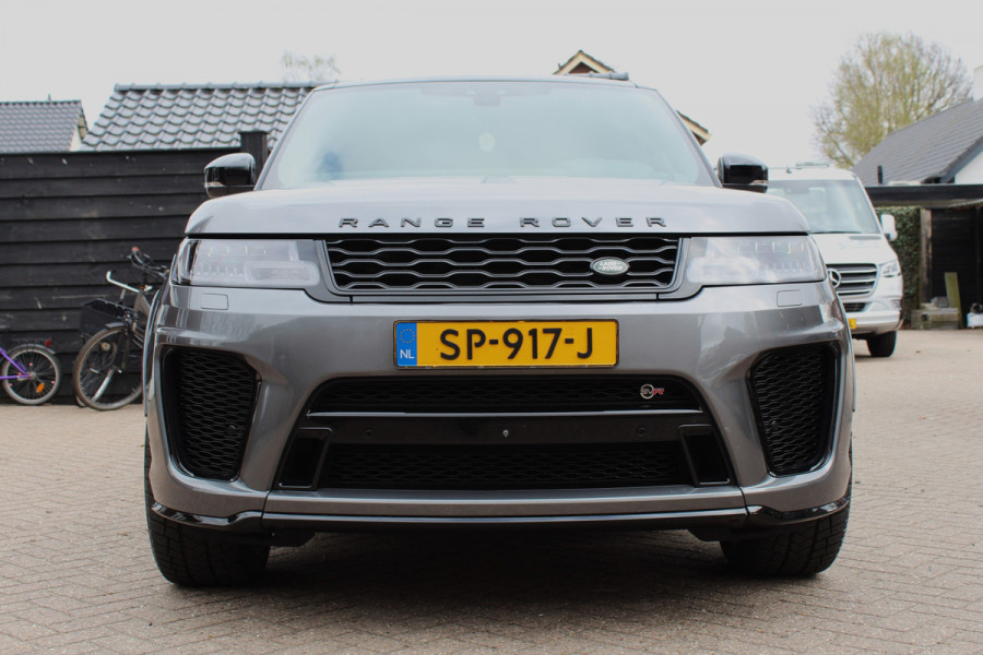 Land Rover Range Rover Sport 5.0 V8 SC SVR 576 PK ! Facelift ! Carbon ! Pano, Cruis, Airco, Stoelverw voor + achter!