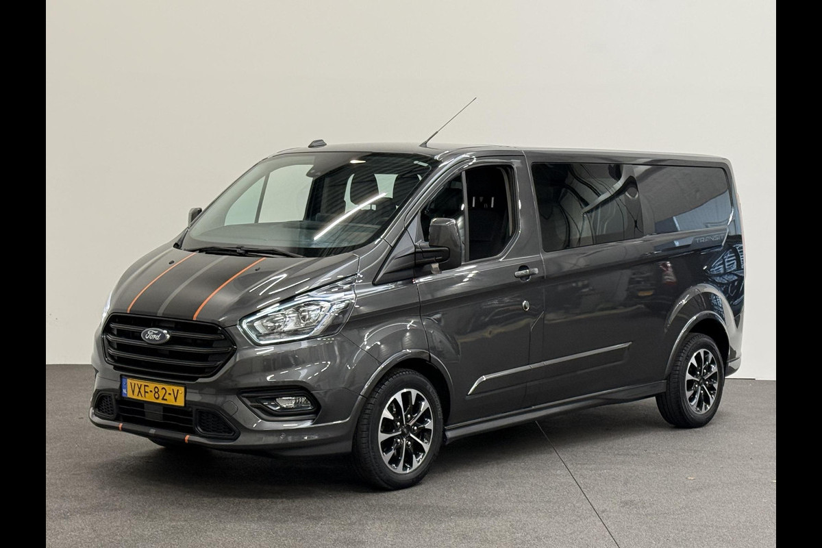 Ford Transit Custom 320 2.0 TDCI L2H1 170PK Sport Dubbele Cabine Aut. Airco ACC Bluetooth Navi Trekhaak