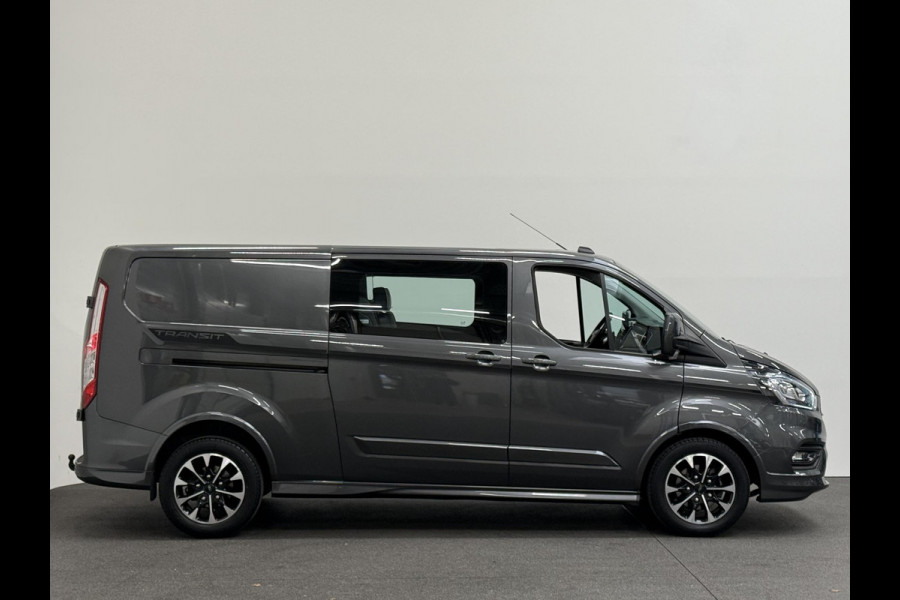 Ford Transit Custom 320 2.0 TDCI L2H1 170PK Sport Dubbele Cabine Aut. Airco ACC Bluetooth Navi Trekhaak