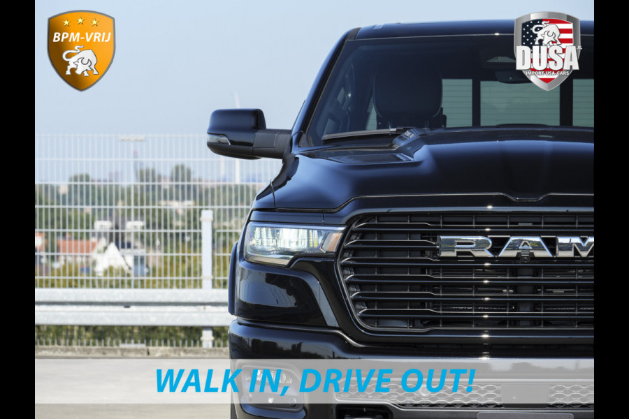 Dodge Ram 1500 | Laramie | Sport | Crew Cab | 4X4 | Panorama | 12-inch Touchscreen | Sport | BPM VRIJ Getoonde accessoires zijn verkrijgbaar tegen meerprijs