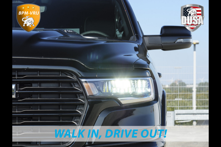 Dodge Ram 1500 | Laramie | Sport | Crew Cab | 4X4 | Panorama | 12-inch Touchscreen | Sport | BPM VRIJ Getoonde accessoires zijn verkrijgbaar tegen meerprijs