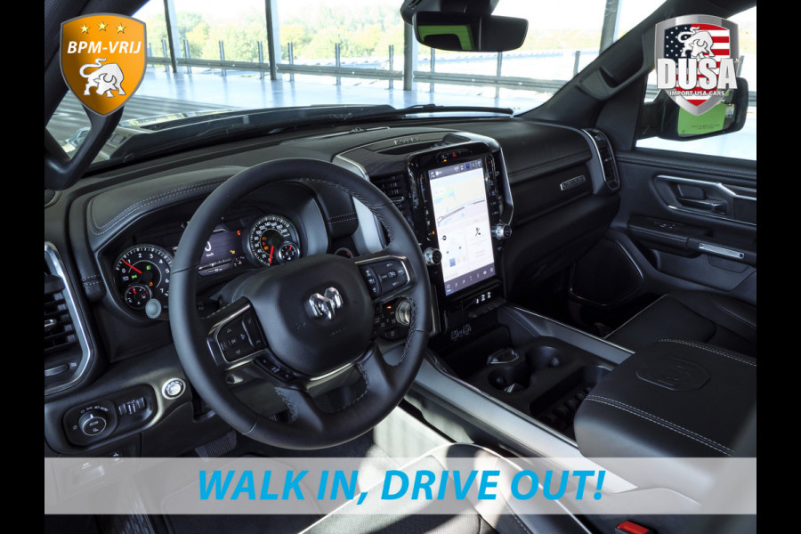 Dodge Ram 1500 | Laramie | Sport | Crew Cab | 4X4 | Panorama | 12-inch Touchscreen | Sport | BPM VRIJ Getoonde accessoires zijn verkrijgbaar tegen meerprijs