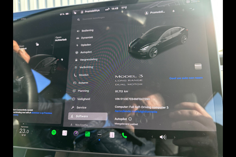 Tesla Model 3 Long Range AWD 75 kWh SOH 87%| WARMTEPOMP|FACELIFT