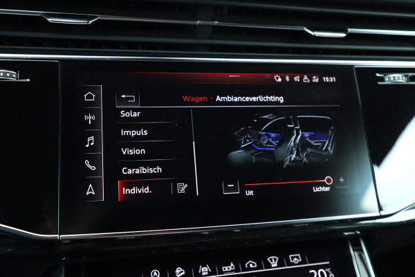 Audi Q8 55 TFSI quattro Pro Line S | 340PK | Luchtvering | Achterasbesturing | Head-up | Memory | B&O | Sfeerverlichting | Keyless-go |