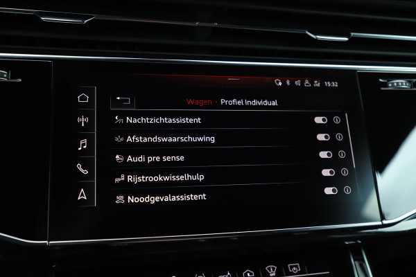 Audi Q8 55 TFSI quattro Pro Line S | 340PK | Luchtvering | Achterasbesturing | Head-up | Memory | B&O | Sfeerverlichting | Keyless-go |
