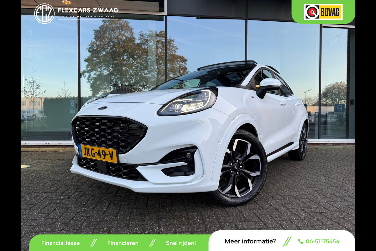 Ford Puma 1.0 EcoBoost 155 Hybrid ST-Line X First Edition - Pano/Schuifdak - Winterpakket - Navi - Half Leder