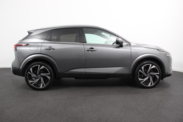 Nissan QASHQAI 1.3 MHEV DIG-T 158pk Xtronic Tekna+ | Navigatie | Apple Carplay/Android Auto | Parkeersensoren | 360 camera | Adaptive cruise control | Elektrisch panoramadak | Elektrische achterklep | Elektrische bestuurderstoel | Stoel-en stuurverwarming | Ledverlichting | Climate Control