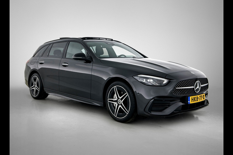 Mercedes-Benz C-Klasse Estate 300 e Star Edition LIMITED AMG | Night Pakket | Panorama Schuif-Kanteldak | Distronic | Apple CarPlay | Sfeerverlichting | Memory voorstoelen. Inclusief 24 maanden MB Certified garantie voor Europa.