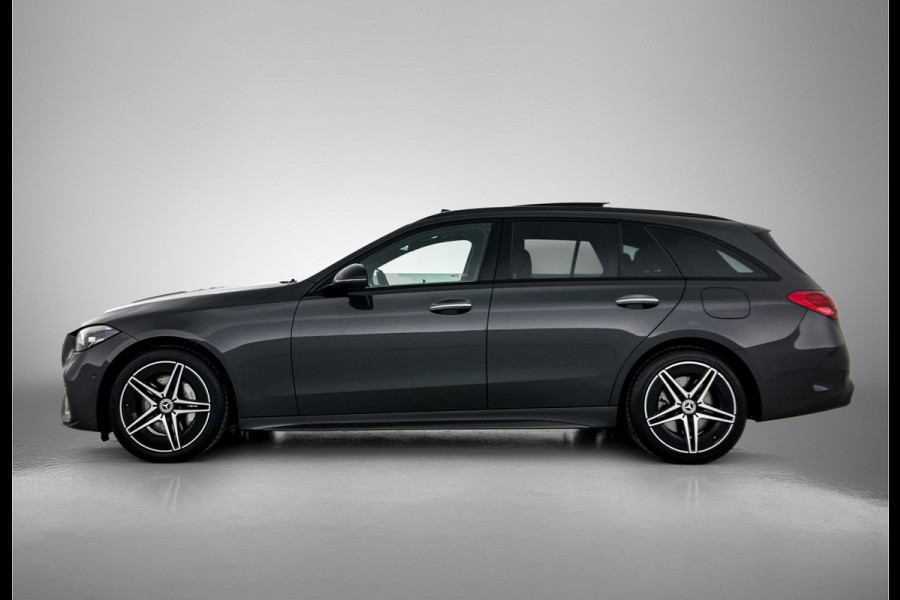 Mercedes-Benz C-Klasse Estate 300 e Star Edition LIMITED AMG | Night Pakket | Panorama Schuif-Kanteldak | Distronic | Apple CarPlay | Sfeerverlichting | Memory voorstoelen. Inclusief 24 maanden MB Certified garantie voor Europa.