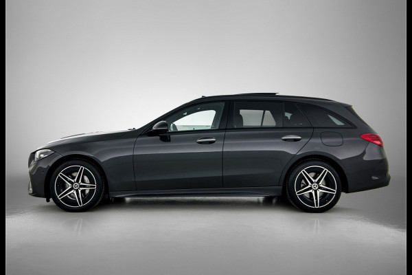 Mercedes-Benz C-Klasse Estate 300 e Star Edition LIMITED AMG | Night Pakket | Panorama Schuif-Kanteldak | Distronic | Apple CarPlay | Sfeerverlichting | Memory voorstoelen. Inclusief 24 maanden MB Certified garantie voor Europa.