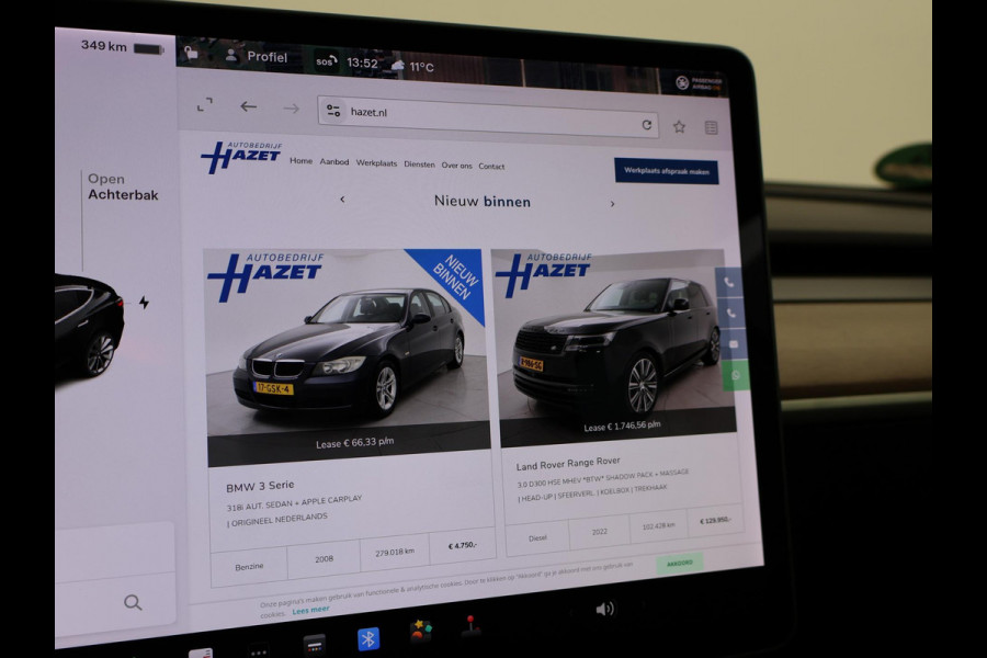 Tesla Model 3 60 kWh RWD *BTW* + LEDER | AUTOPILOT | PANORAMA | 3 CAMERA'S
