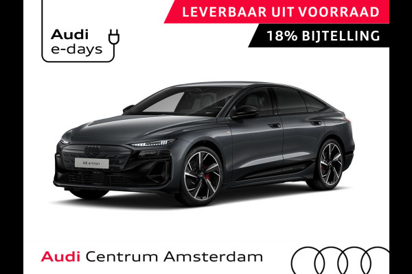 Audi A6 Sportback e-tron S edition 83 kWh | Remzadels rood | Winterpakket | Leder interieur | Privacy glass |