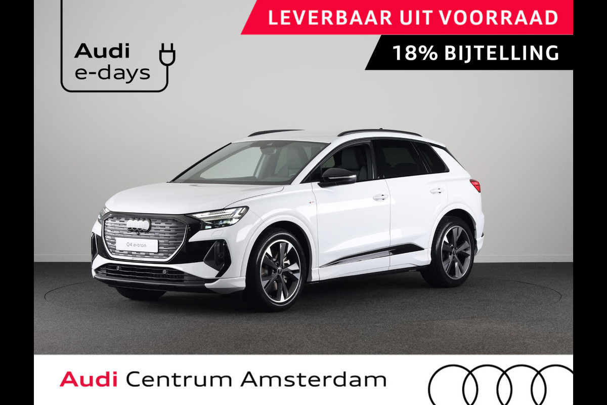 Audi Q4 e-tron 45 S edition Competition e-tron 82 kWh 286 pk | Assistentiepakket plus | Comfortpakket plus | Ambient verlichting | Optiekpakket zwart plus |