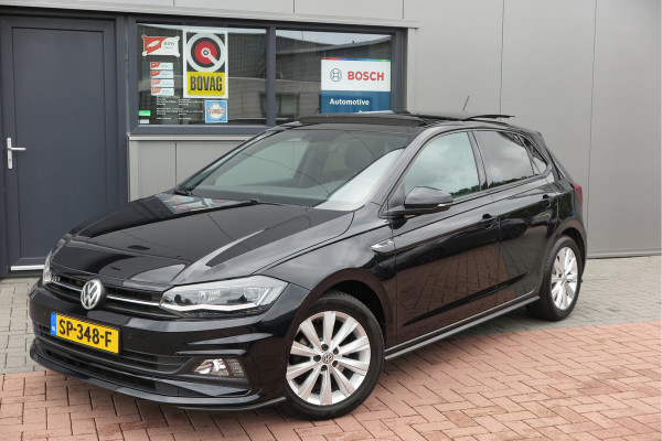 Volkswagen Polo 1.0 TSI 85kw 116pk R-Line Highline , 6 versn. Panoramadak, Led , PDC, Cruise, Carplay , Achteruitrijcamera , Sportstoelen , Actieve demping .DAB+, etc .