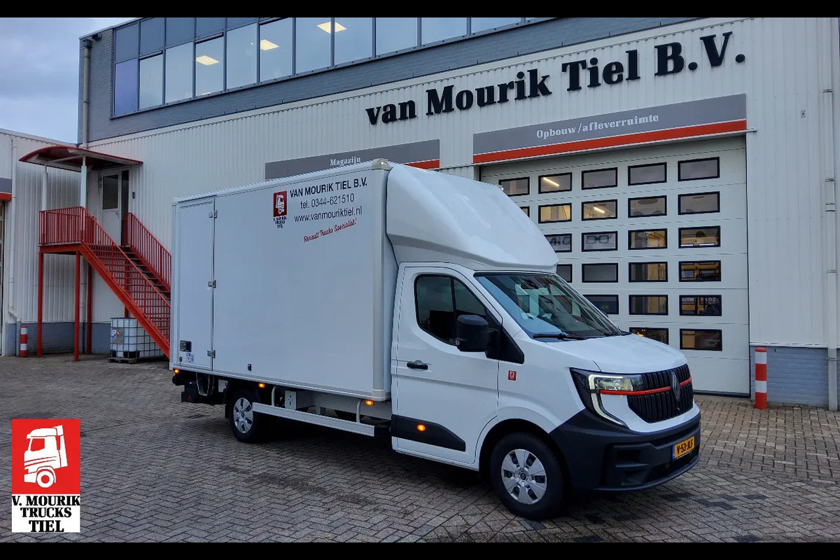 Renault Master IN 2026 BPM VRIJ - 150.35 NEW FWD EURO 6 EL - LAADBAK & LAADKLEP - V-53-JLF