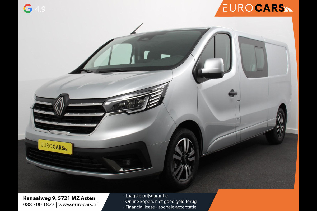 Renault Trafic 2.0 150PK Automaat L2H1 Advance Dubbele Cabine Navigatie bluetooth DAB Camera Airco Trekhaak Houten bekleding Lichtmetalen velgen