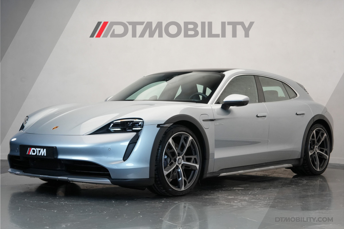 Porsche Taycan Cross Turismo 4 93 kWh 91,4%SOH | Sport Chrono | Panoramadak | Titanium Velgen