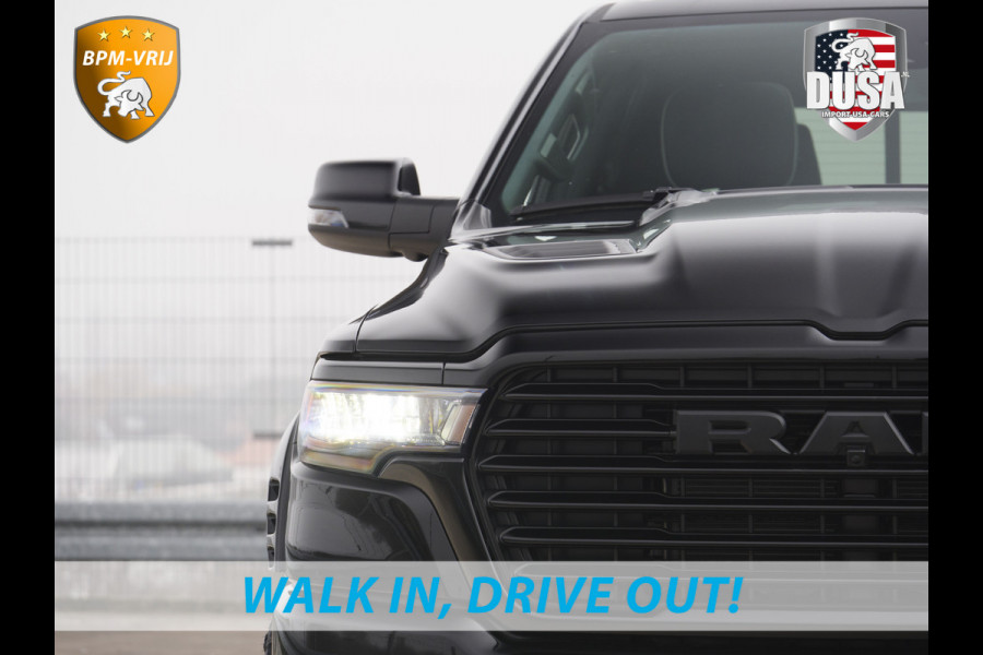 Dodge Ram 1500 | Laramie | Night | 3.0L I6 Hurricane | BPM-VRIJ | 4X4 | | BPM-VRIJ | 14,4-inch Touchscreen | Passenger Display | Getoonde accessoires zijn verkrijgbaar tegen meerprijs