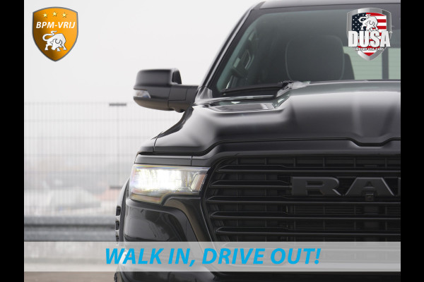 Dodge Ram 1500 | Laramie | Night | 3.0L I6 Hurricane | BPM-VRIJ | 4X4 | | BPM-VRIJ | 14,4-inch Touchscreen | Passenger Display | Getoonde accessoires zijn verkrijgbaar tegen meerprijs