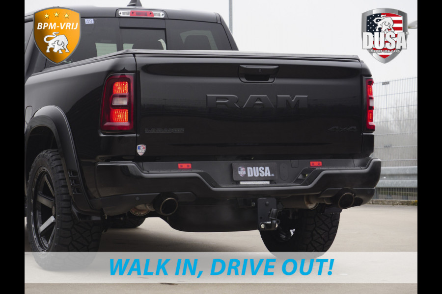 Dodge Ram 1500 | Laramie | Night | 3.0L I6 Hurricane | BPM-VRIJ | 4X4 | | BPM-VRIJ | 14,4-inch Touchscreen | Passenger Display | Getoonde accessoires zijn verkrijgbaar tegen meerprijs