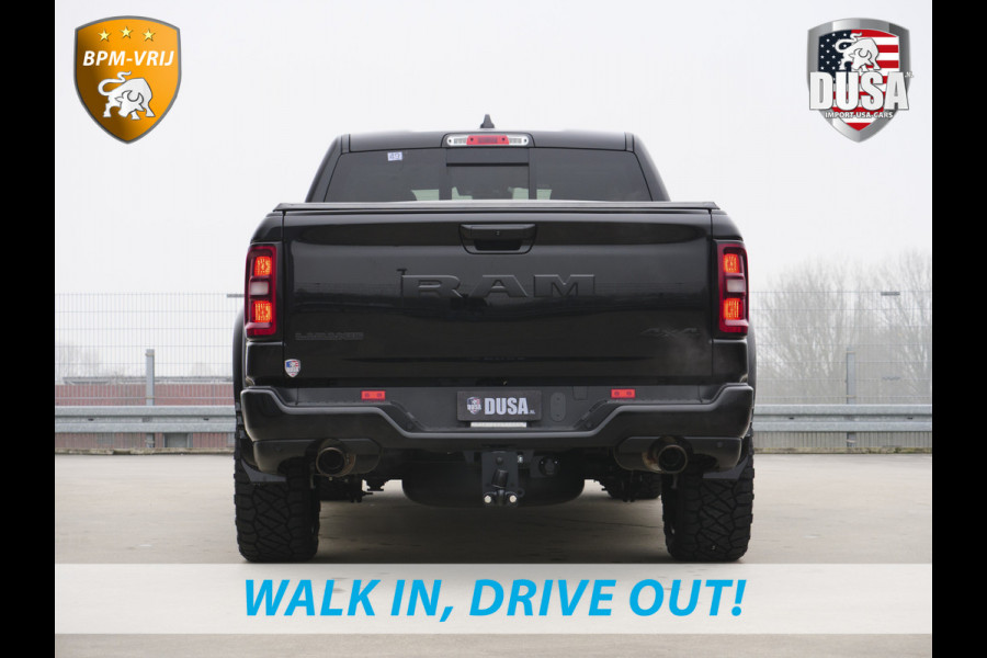 Dodge Ram 1500 | Laramie | Night | 3.0L I6 Hurricane | BPM-VRIJ | 4X4 | | BPM-VRIJ | 14,4-inch Touchscreen | Passenger Display | Getoonde accessoires zijn verkrijgbaar tegen meerprijs