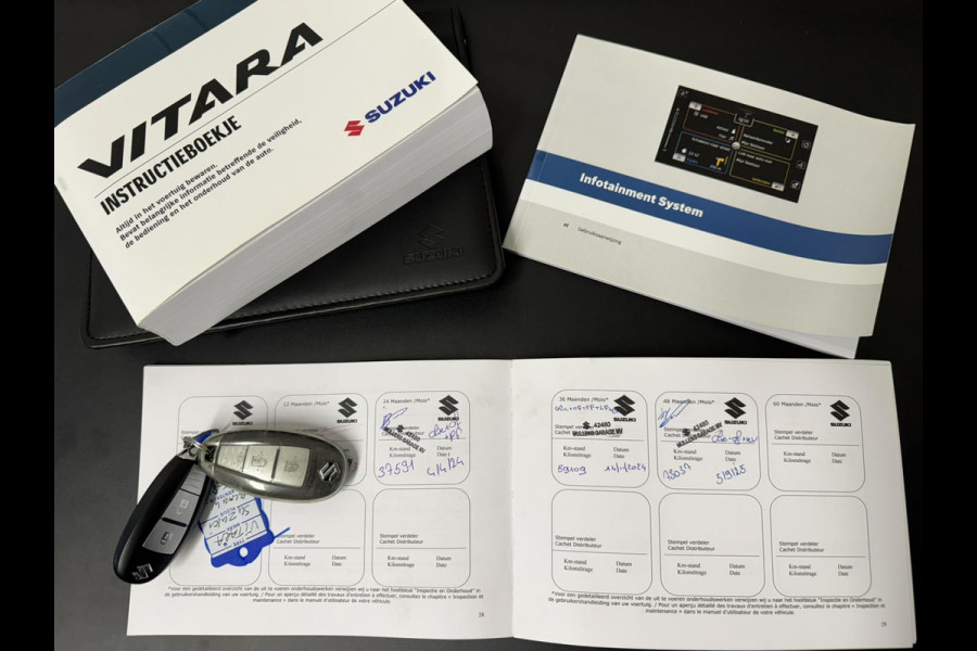 Suzuki Vitara 1.5 Hybrid Automaat Adaptive cruise Climate control Full LED Panoramadak Achteruitrijcamera Apple / Android Trekhaak
