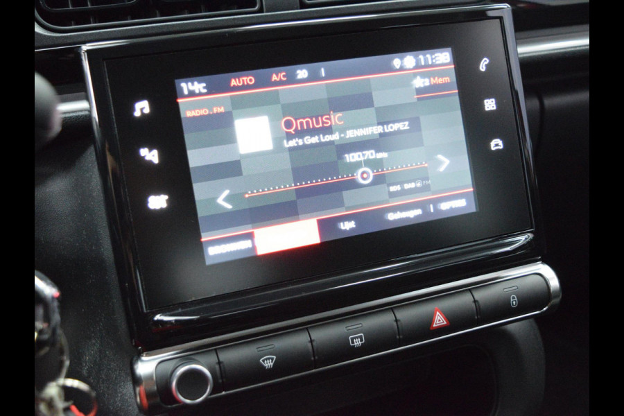 Citroën C3 1.2 PureTech Feel | CRUISECONTROL | CARPLAY | E.C.C. | ZWART DAK |