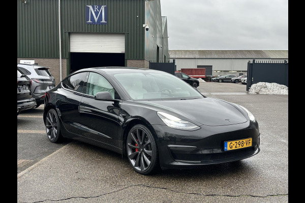 Tesla Model 3 Performance AWD 75 kWh VERWACHT | 20 inch velgen (als nieuw) | Zeer nette staat | Rijklaar geleverd incl. 12 mnd Bovag-garantie | Tesla fabrieksgarantie op de hoogvolt accu t/m 13-12-2027 of 192.000 km