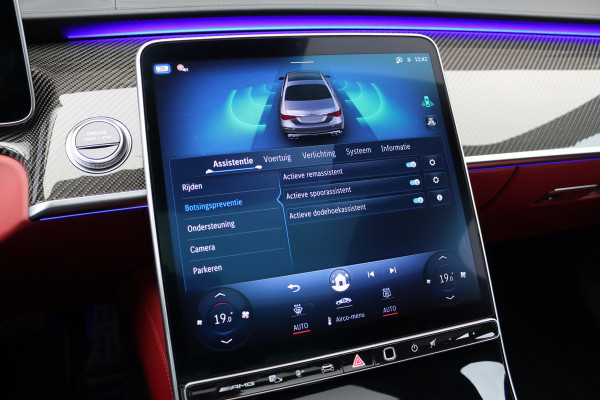 Mercedes-Benz S-Klasse AMG 63 S E Performance | 802pk | Carbon | Achterasbesturing | Distronic+ | Chauffeurspakket | Entertainment Achter | Stoelventilatie | Zonweringspakket | Vlakkenverwarming | Kuitmassage | Burmester High End 4D |