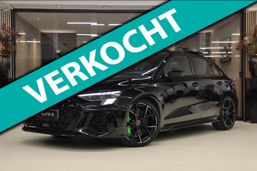 Audi RS 3 SPORTBACK 2.5 TFSI quattro HULK PANO/KERAMISCH/B&O/HUD/CARBONSPOILER/VOL