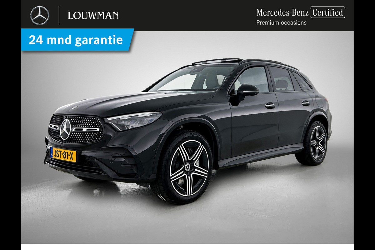 Mercedes-Benz GLC 300 e 4MATIC AMG Plug-In Hybride AMG Line Premium Plus | Night Pakket | Alarm Klasse 3 | trekhaak | Panorama Schuif-Kanteldak | 20 Inch AMG Velgen | Distronic. Inclusief 24 maanden MB Certified garantie voor Europa.