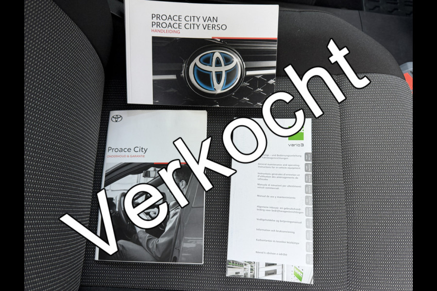 Toyota PROACE CITY 1.5 D-4D 100PK Euro 6 Live CarPlay/cruise control/navigatie systeem
