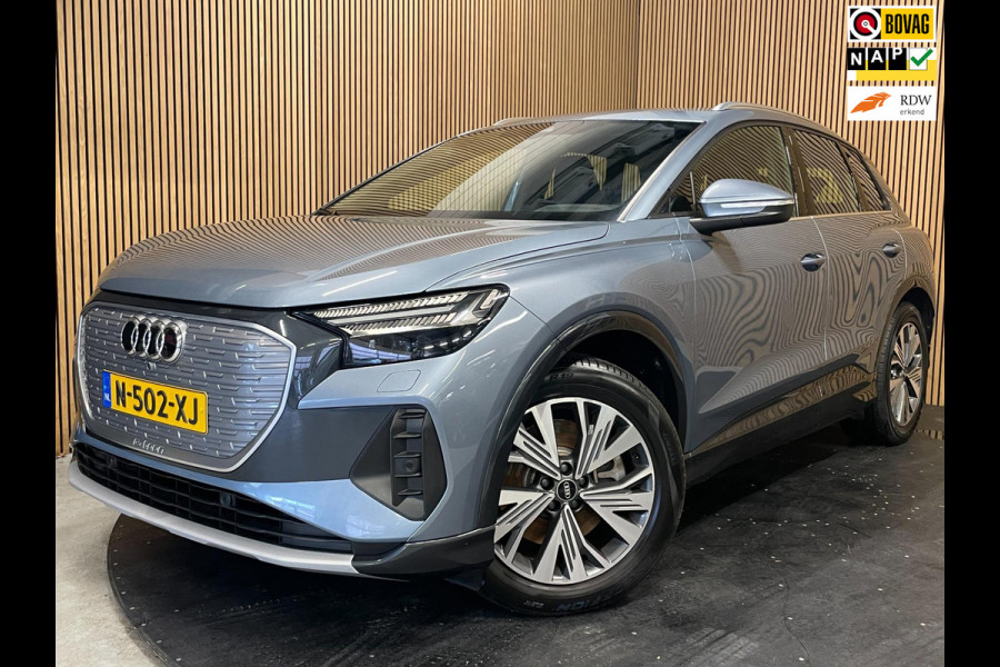 Audi Q4 e-tron 40 Launch edition Advanced Plus 77 kWh|95% SOH|VOLLEDER|ACC|CARPLAY|CAMERA|STOELVERW|NAVI|IN BTW|ORG.NL|1e EIG|NAP|