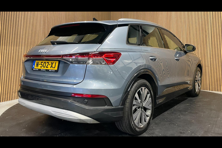 Audi Q4 e-tron 40 Launch edition Advanced Plus 77 kWh|95% SOH|VOLLEDER|ACC|CARPLAY|CAMERA|STOELVERW|NAVI|IN BTW|ORG.NL|1e EIG|NAP|