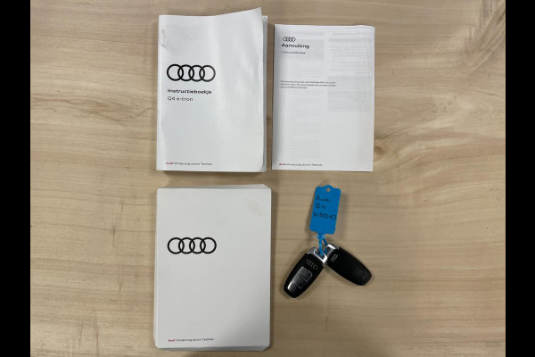 Audi Q4 e-tron 40 Launch edition Advanced Plus 77 kWh|95% SOH|VOLLEDER|ACC|CARPLAY|CAMERA|STOELVERW|NAVI|IN BTW|ORG.NL|1e EIG|NAP|