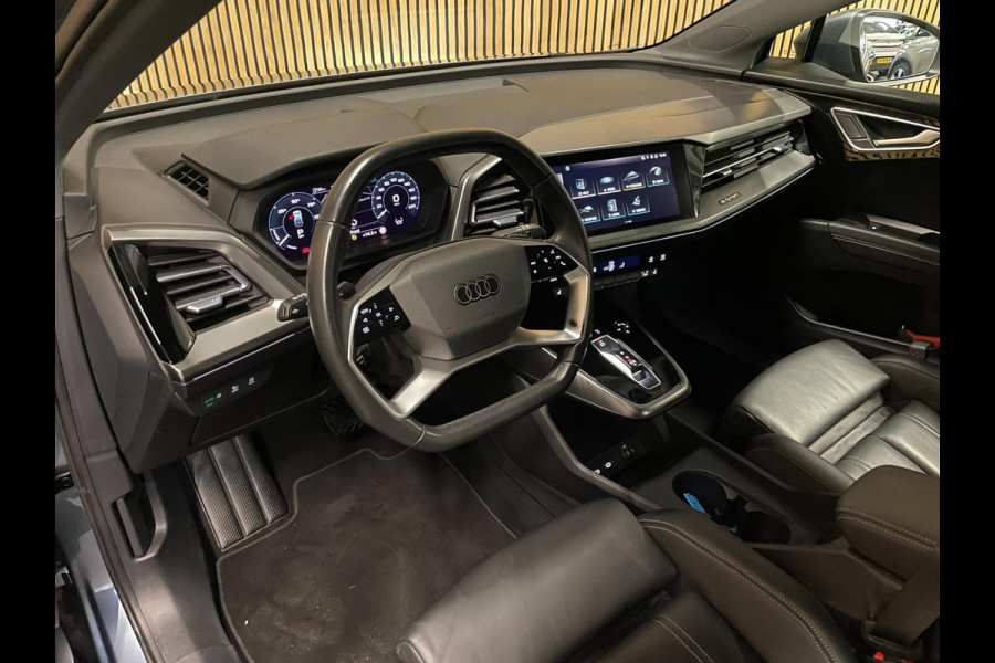Audi Q4 e-tron 40 Launch edition Advanced Plus 77 kWh|95% SOH|VOLLEDER|ACC|CARPLAY|CAMERA|STOELVERW|NAVI|IN BTW|ORG.NL|1e EIG|NAP|