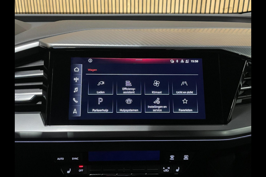 Audi Q4 e-tron 40 Launch edition Advanced Plus 77 kWh|95% SOH|VOLLEDER|ACC|CARPLAY|CAMERA|STOELVERW|NAVI|IN BTW|ORG.NL|1e EIG|NAP|