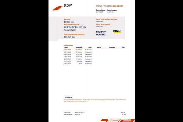 CUPRA Born Business Plus 62 kWh|91%SOH|GROTE ACCU|ACC|CARPLAY|CAMERA|KEYLESS|STOEL+STUURVERW.|CLIMATE+CRUISE|NAVI||INC.BTW|1e EIG|