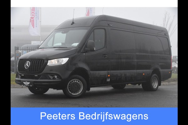 Mercedes-Benz Sprinter 519 V6 3.0 CDI L3H2 Black Edition Camera, Carplay, 190pk, 3500kg Trekhaak, N1 Registratie, Automaat, Multimedia, Leder, Uniek!