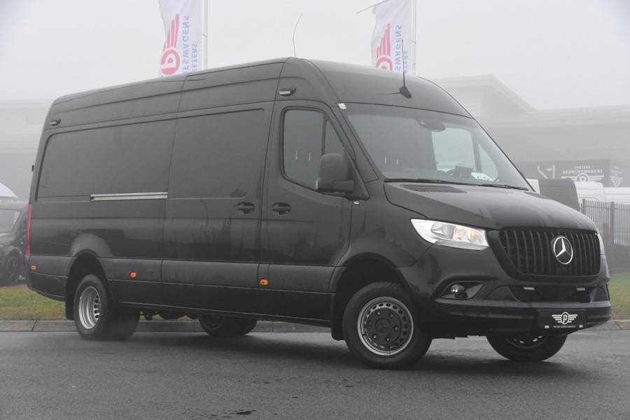 Mercedes-Benz Sprinter 519 V6 3.0 CDI L3H2 Black Edition Camera, Carplay, 190pk, 3500kg Trekhaak, N1 Registratie, Automaat, Multimedia, Leder, Uniek!