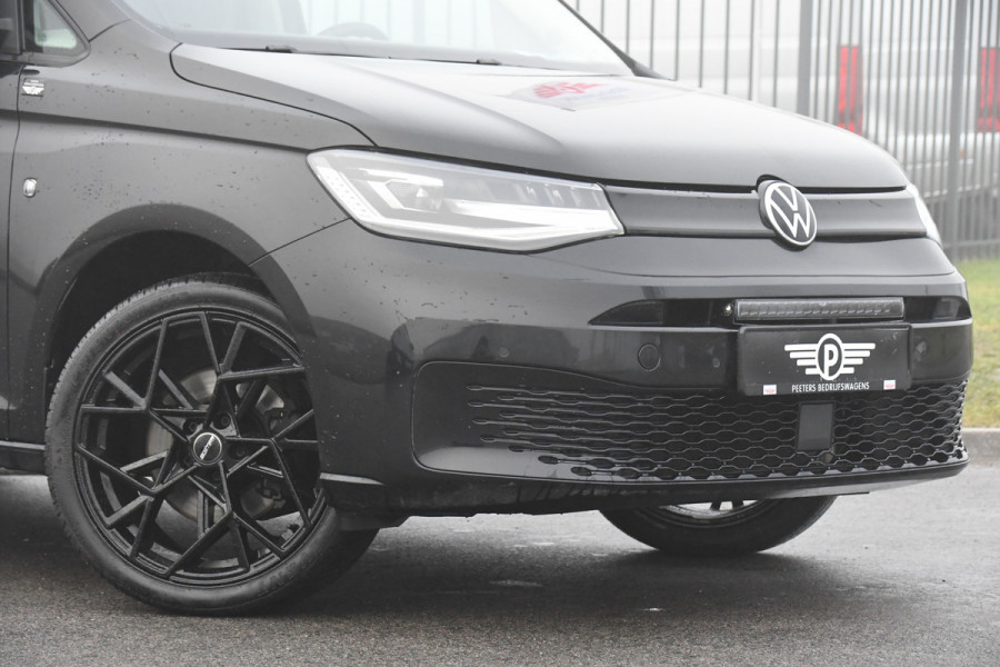 Volkswagen Caddy Cargo Maxi 2.0 TDI Exclusive Black Edition Camera, Cruise, Carplay, LED, Stoelverwarming, Automaat, Trekhaak, Standkachel, Uniek!