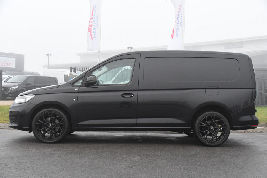 Volkswagen Caddy Cargo Maxi 2.0 TDI Exclusive Black Edition Camera, Cruise, Carplay, LED, Stoelverwarming, Automaat, Trekhaak, Standkachel, Uniek!