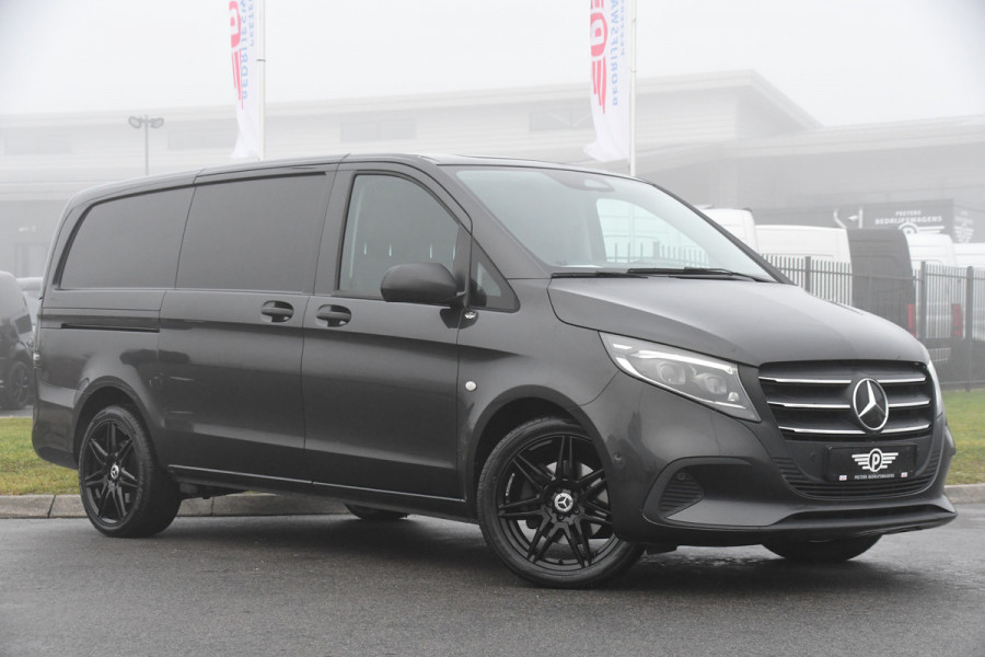 Mercedes-Benz Vito 116 CDI L2 Pro FaceLift Camera, Cruise, Carplay, LED, Automaat, Leder, Stoelverwarming, Multimedia, Keyless, Uniek!