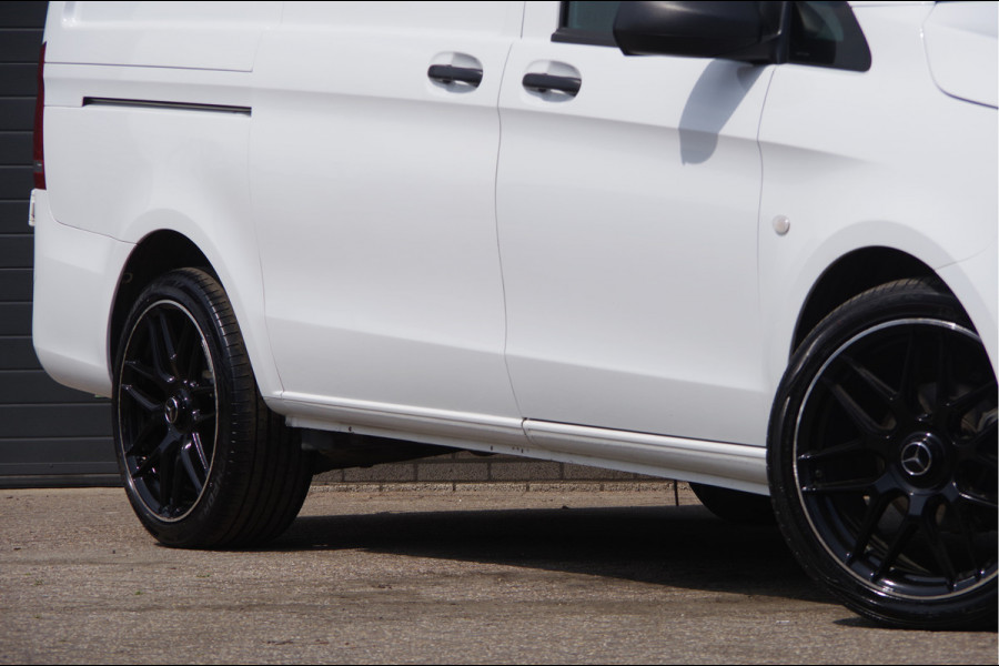 Mercedes-Benz Vito L2 150PK 3-ZITS, LED, TREKHAAK, CAMERA, ALCANTARA HEMEL, CRUISE, AIRCO, DIAMONT GRILLE, 20'' LM WIELEN