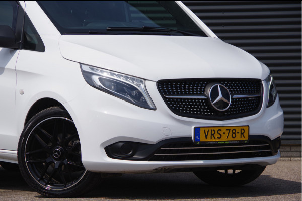 Mercedes-Benz Vito L2 150PK 3-ZITS, LED, TREKHAAK, CAMERA, ALCANTARA HEMEL, CRUISE, AIRCO, DIAMONT GRILLE, 20'' LM WIELEN