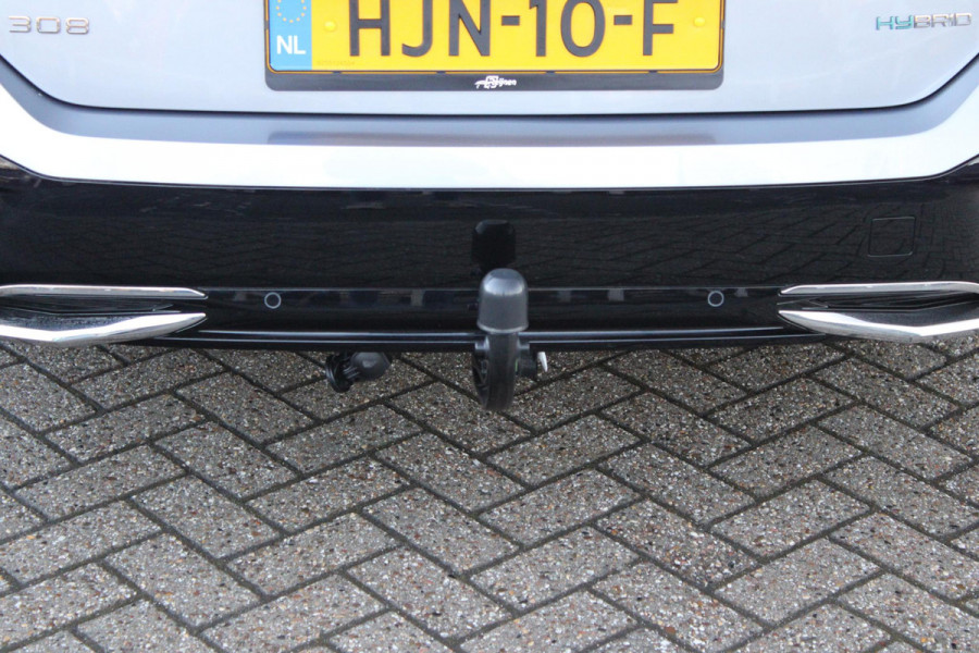 Peugeot 308 SW 1.6 Plug-in Hybrid 180PK GT | PANORAMISCH SCHUIF/KANTEL DAK | TREKHAAK | ALCANTARA BEKLEDING MET EEN ELEKTRISCH BEDIENBARE BESTUURDERSSTOEL | 18" LICHTMETALEN VELGEN "PORTLAND" | FOCAL AUDIO SYSTEM | STOEL/STUUR VERWARMING | NAVIGATIE | DRAADLOZE APPLE CARPLAY/ANDROID AUTO | DRAADLOZE TELEFOONLADER | PARKEERSENSOREN VOOR + ACHTER | ACHTERUITRIJ CAMERA | ELEKTRISCH BEDIENBARE ACHTERKLEP |